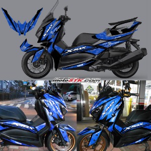 야마하 XMAX300 몬스터에너지 익스트림 블루 스타일 오토바이 전체데칼 스티커 세트