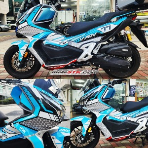 Hansom ADV125 Tuning Decal Sticker KWIN125 Motorcycle Full Decal Tuning Kit
