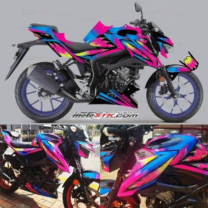 Suzuki GSX S125 Tuning Decal Sticker Motorcycle Arrival Cell Full Decal Set