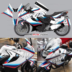 Motorcycle Vinyl Set Stickers Graphics Full BMW Decal Kit for F800GT