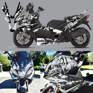 srv850 Baekho Tuning Tiger Decal Sticker Motorcycle Decal Set