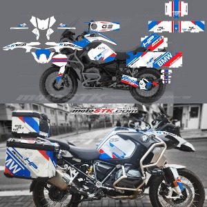 BMW R1200GS R1250GS Adventure ADV Motorcycle Sticker Wrapping Tuning Set HP Style