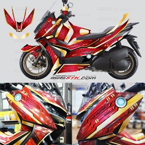 Johntes 350d Tuning Decal Sticker Motorcycle Decal Iron Man Graphic Decal