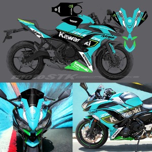 Set Stickers kawasaki Ninja650R motorcycle graphics decals (2020-recent)