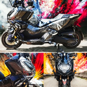Honda ADV350 Venom Motorcycle Full Decal Sticker Wrapping Set